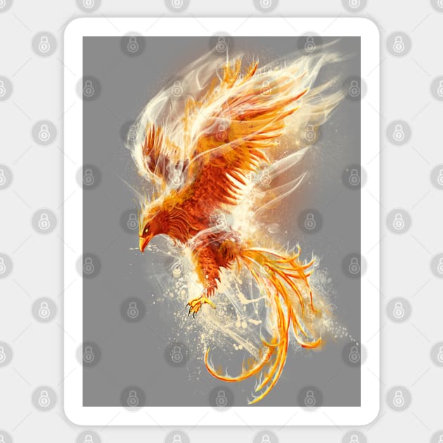 phoenix Sticker by alnavasord